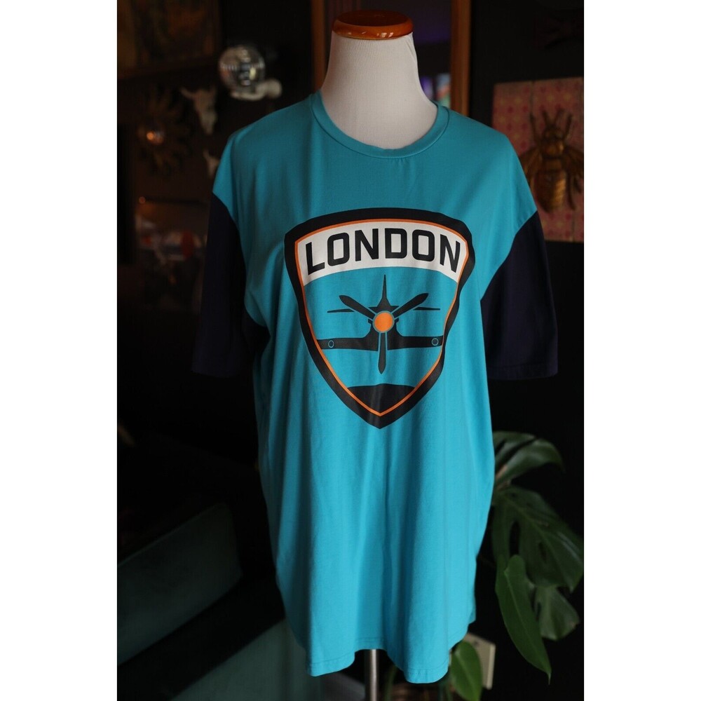 London Spitfire Overwatch League Jersey Shirt Men Crew Neck XL Short Sleeve 2018